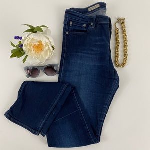 AG “The Premiere” skinny straight dark wash jean